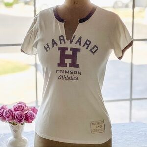 Y2K Harvard Crimson Athletics T-Shirt size Small Runs like XS